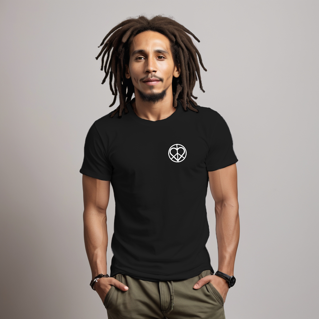 Love & Peace  Unisex Crew Neck T-Shirt