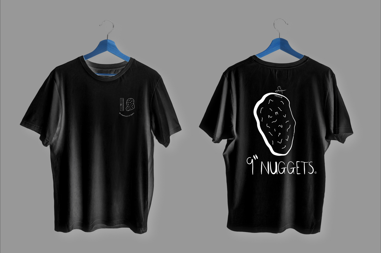 9" Nuggets T (Black)